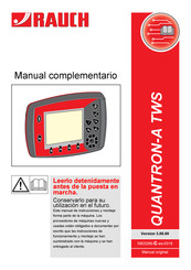 Rauch QUANTRON-A TWS Manual Complementario