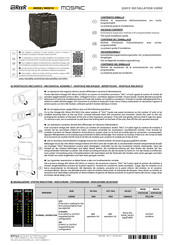 Reer MOSAIC MOS16 Guia De Instalacion