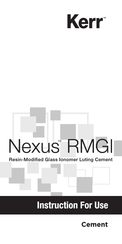 KERR Nexus RMGI Manual Del Usuario