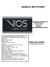 VIOS MP41PV0801 Manual Del Usuario