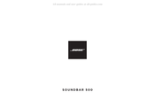 Bose Soundbar 500 Manual Del Usuario