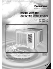 Panasonic CW-C120AU Instrucciones De Instalación Y  Operación