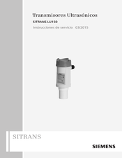 Siemens SITRANS LU150 Instrucciones De Servicio