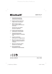 EINHELL 34.108.18 Manual Del Usuario