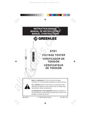 Greenlee 6701 Manual Del Usuario