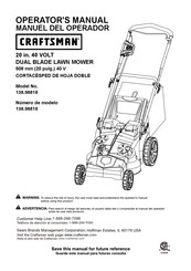 Craftsman 138.98818 Manuel Del Operador