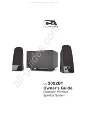 Cyber Acoustics CA-3052BT Manual Del Propietário