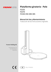 Fromm FS370 Manual De Uso Y Mantenimiento