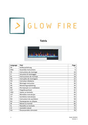 Glow Fire Tetris Instrucciones De Montaje