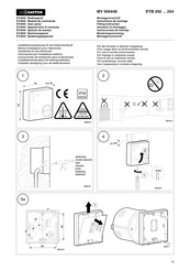 Sauter EY3600 Instrucciones De Montaje