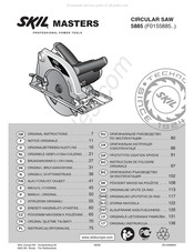 SKIL MASTERS 5885 Manual Del Usuario