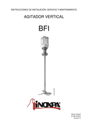 iNOXPA BFI Instrucciones De Instalación, Servicio Y Mantenimiento