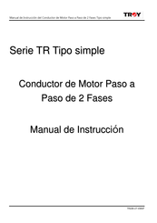 TROY TR Serie Manual De Instruccion