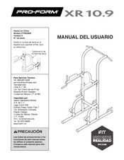 Pro-Form XR 10.9 Manual Del Usuario