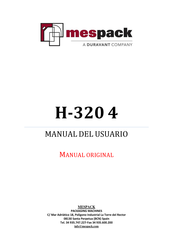 DURAVANT mespack H-320 4 Manual Del Usuario