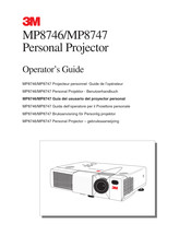 3M MP8747 Guía De Operación