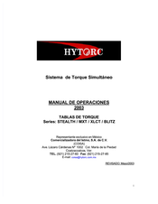 Hytorc MXT Serie Manual De Operaciones