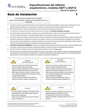 Hydrel SAF7 Manual De Instalación