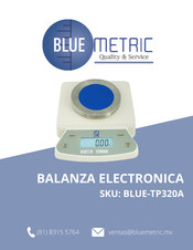 BLUE METRIC BLUE-TP320A Manual De Instrucciones