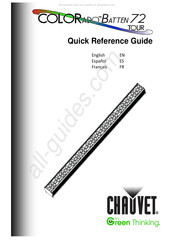 Chauvet COLORado Batten 72 TOUR Guía De Referencia Rápida