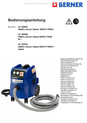 Berner BWDVC PERM M-1 Instrucciones Para El Manejo