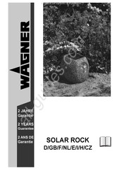 WAGNER SOLAR ROCK Manual Del Usuario