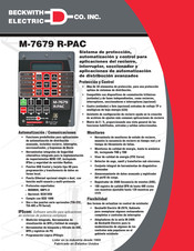 BECKWITH ELECTRIC M-7679 R-PAC Manual Del Usuario