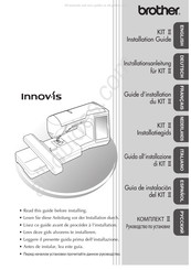 Brother innov-is Quattro 6000D Guia De Instalacion