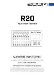 Zoom R20 Manual De Instrucciones