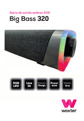 WOXTER Big Bass 320 Manual Del Usuario