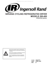 Ingersoll Rand 400 Manual Del Operador