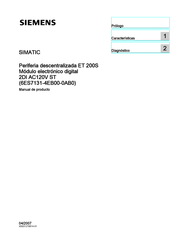 Siemens 6ES7131-4EB00-0AB0 Manual Del Usuario