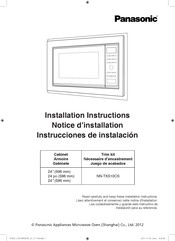 Panasonic NN-TK510CS Instrucciones De Instalación