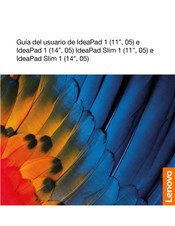 Lenovo IdeaPad 1 Guia Del Usuario