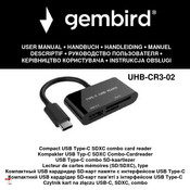 Gembird UHB-CR3-02 Manual Del Usuario