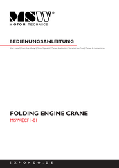 MSW Motor Technics MSW-ECF1-01 Manual De Instrucciones