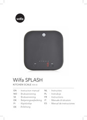 Wilfa SPLASH KW-60 Manual De Instrucciones