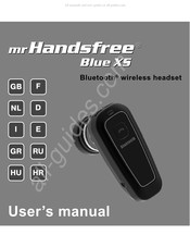 Mr Handsfree BLUE XS Guia De Inicio Rapido