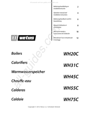 Vetus WH45C Manual De Manejo Y Instrucciones De Instalación