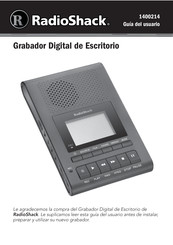 RadioShack 1400214 Guia Del Usuario