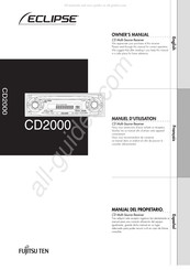 Fujitsu Ten ECLIPSE CD2000 Manual Del Propietário