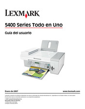 Lexmark 5400 Serie Guia Del Usuario