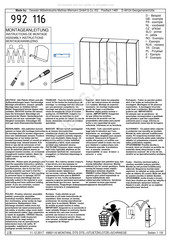 Oeseder Möbelindustrie 992 116 Instrucciones De Montaje