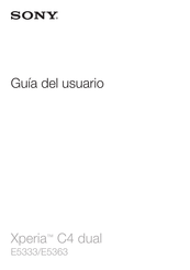 Sony Xperia C4 dual Guia Del Usuario