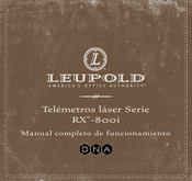 LEOPOLD RX-800i Manual Completo De Funcionamiento