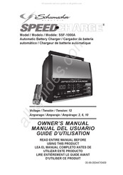 Schumacher Electric SPEED CHARGE SSF-1000A Manual Del Usuario