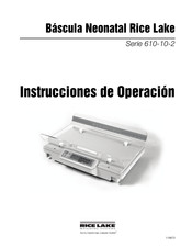 Rice Lake Weighing Systems 610-1-2 Serie Instrucciones De Operación