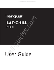 Targus Lap Chill Mini. Guia Del Usuario