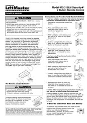 Liftmaster Security+ 972-315LM Manual Del Propietário