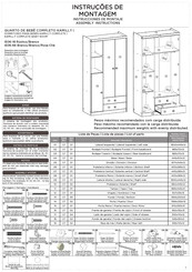 Panorama Móveis KAMILLY COMPLETE IE06-18 Instrucciones De Montaje